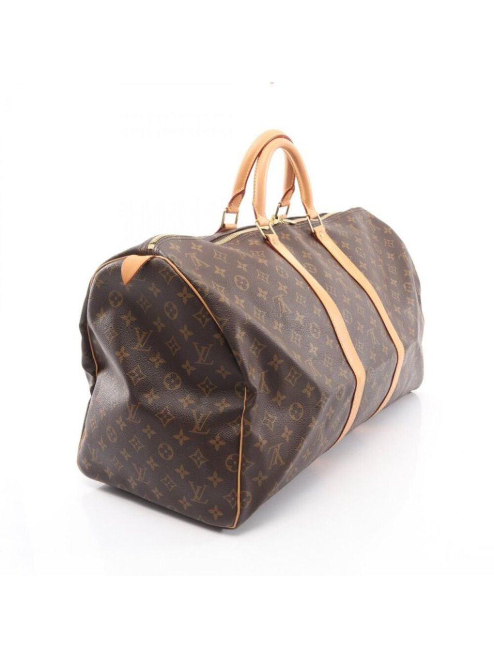 Louis Vuitton Boston Bag Keepall 55 Canvas Leather - Picture 2 of 10